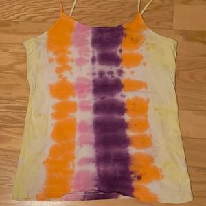 Unique tie dye cami